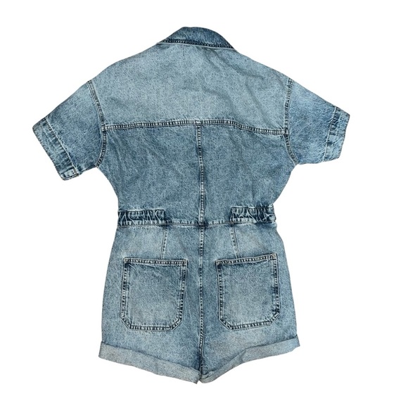 We The Free Free People Marci Cuffed Romper Size Small - Picture 3 of 5